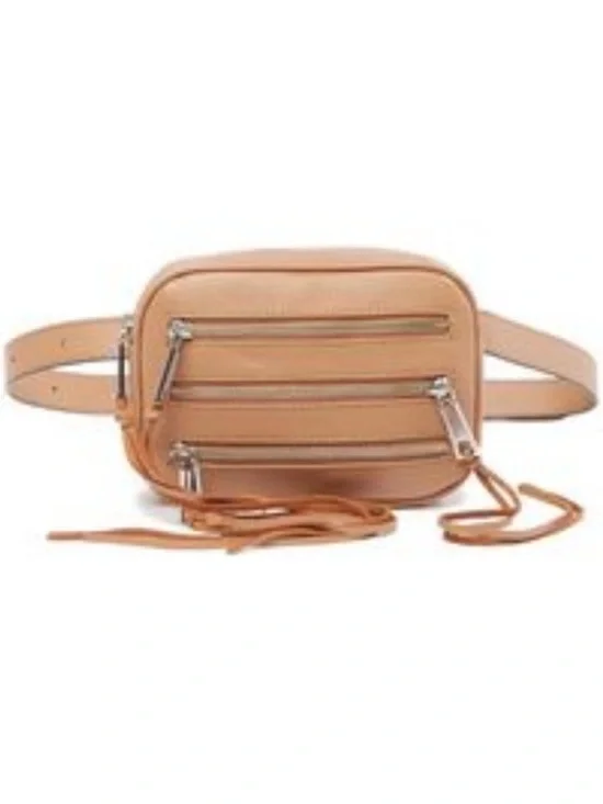Rebecca Minkoff Tan Leather festival fringe belt bag - Picture 2 of 7